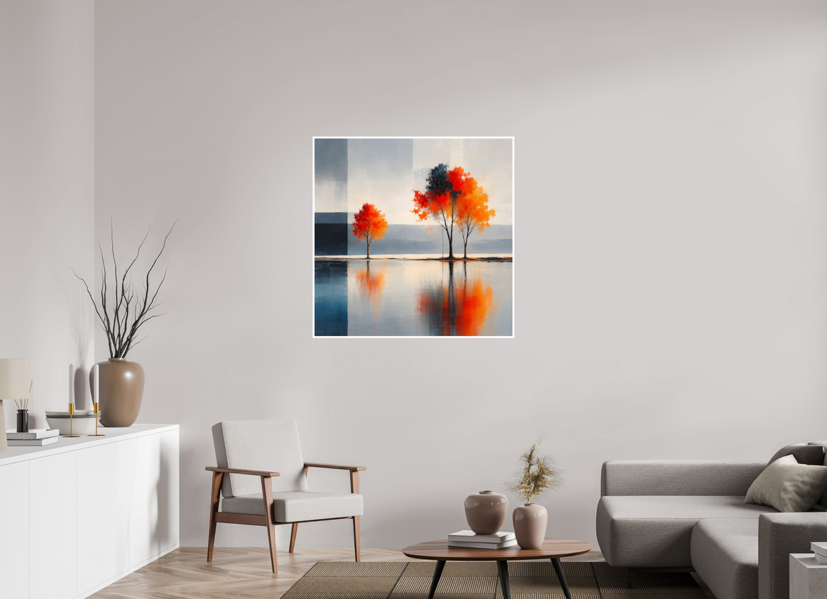 100 x 100 cm, Fine Art Print Hahnemühle Baryta Herbst zwischen den Welten