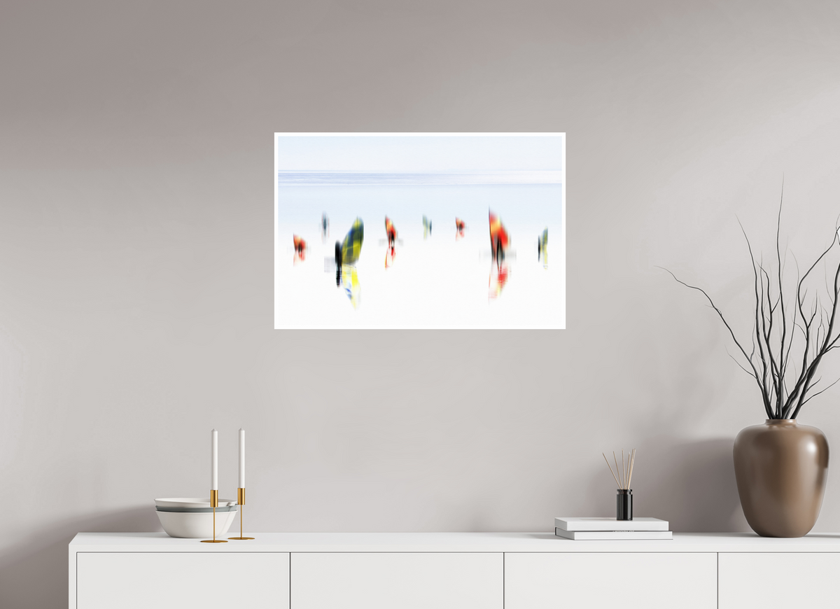 75 x 50 cm, Fine Art Print Hahnemühle Baryta Windspuren-Flüchtige Zeichen