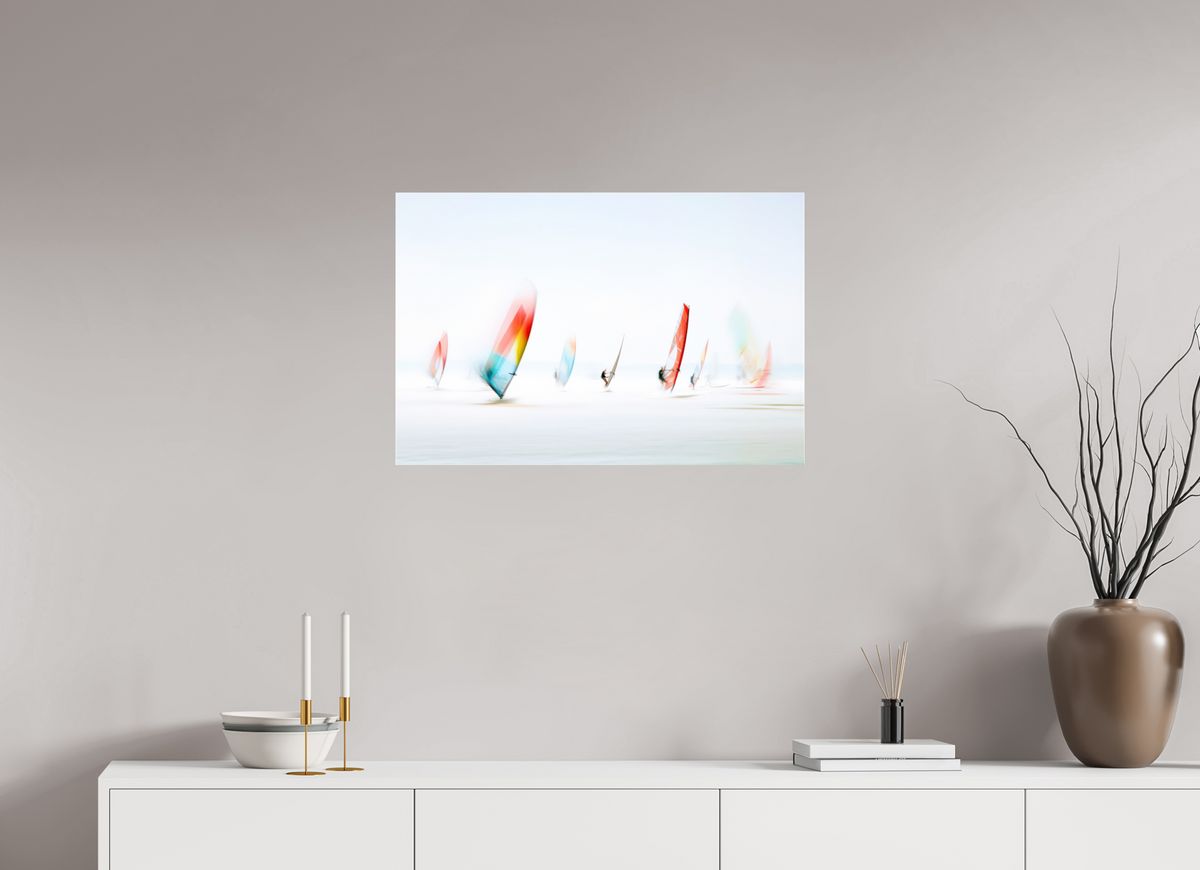 75 x 50 cm, Acrylglas glänzend standard Windspuren-Im offenen Licht