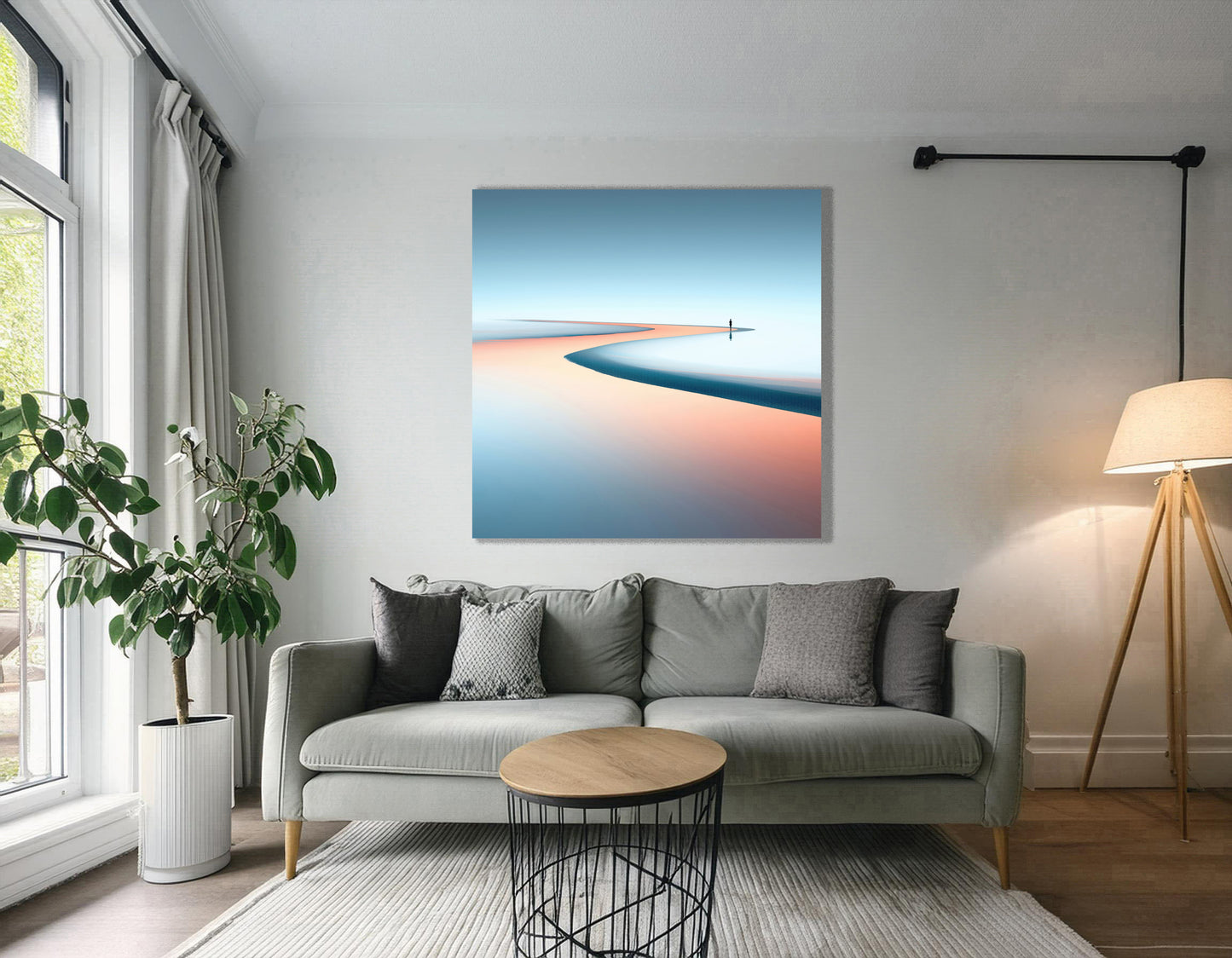 Am Rand der Unendlichkeit—Wandkunst, Fine Art Print, Leinwand, Acryldruck, Alu-Dibond