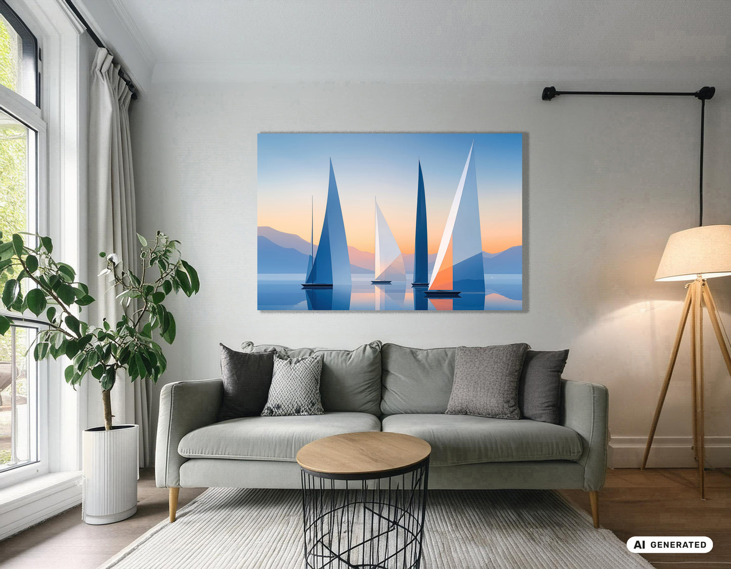 Sails of Silence—Wall Art, Fine Art Print, Canvas, Acrylic Print