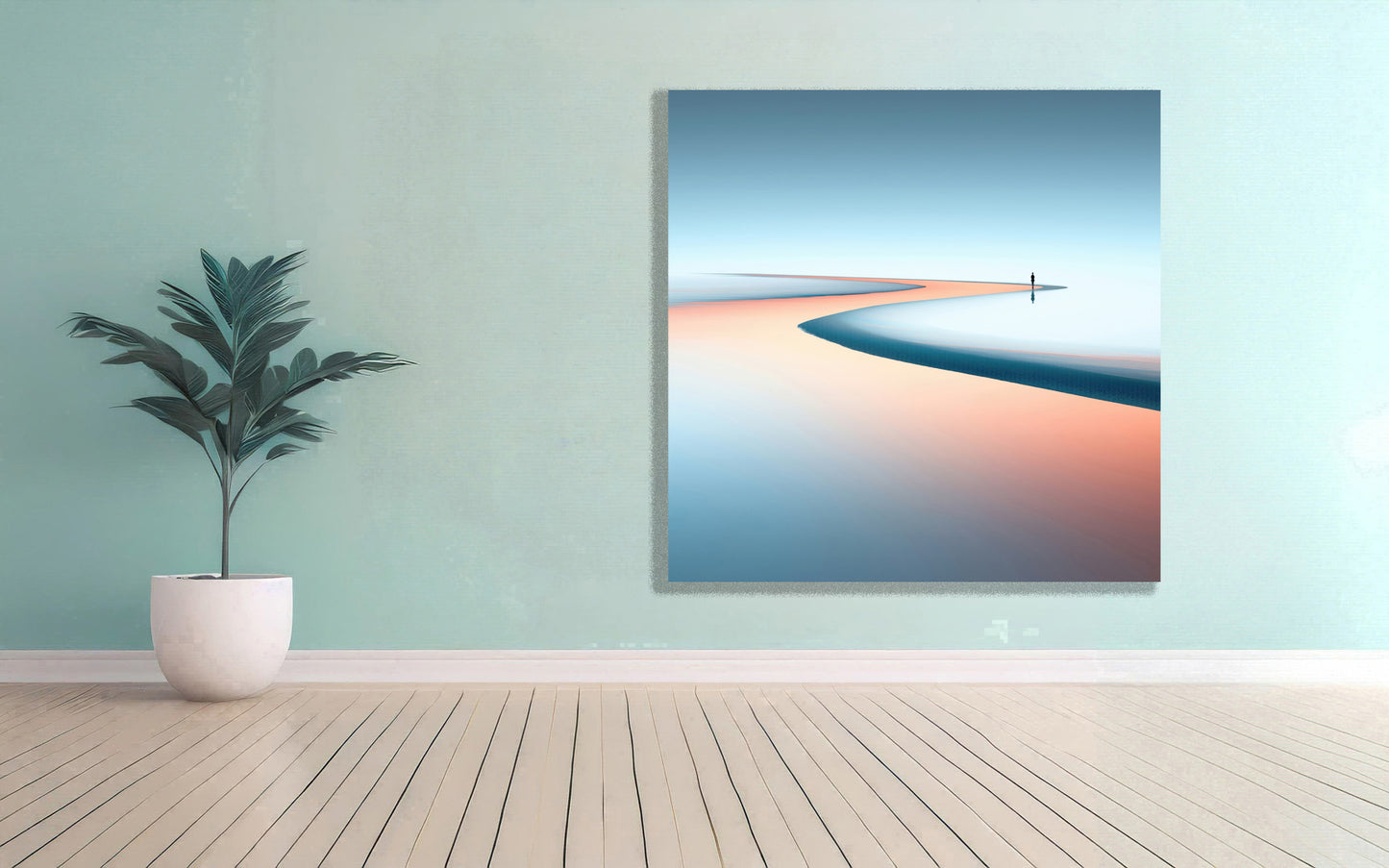 Am Rand der Unendlichkeit—Wandkunst, Fine Art Print, Leinwand, Acryldruck, Alu-Dibond