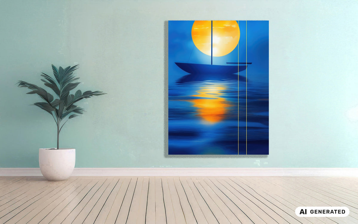 Sail in the Golden Circle—Wall Art, Fine Art Print, Canvas, Acrylic Print, Aluminum Dibond