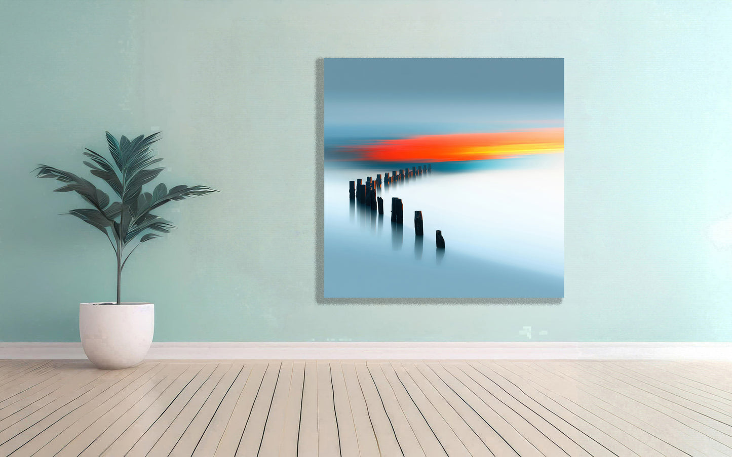 Pfad ins Licht—Wandkunst, Fine Art Print, Leinwand, Acryldruck, Alu-Dibond