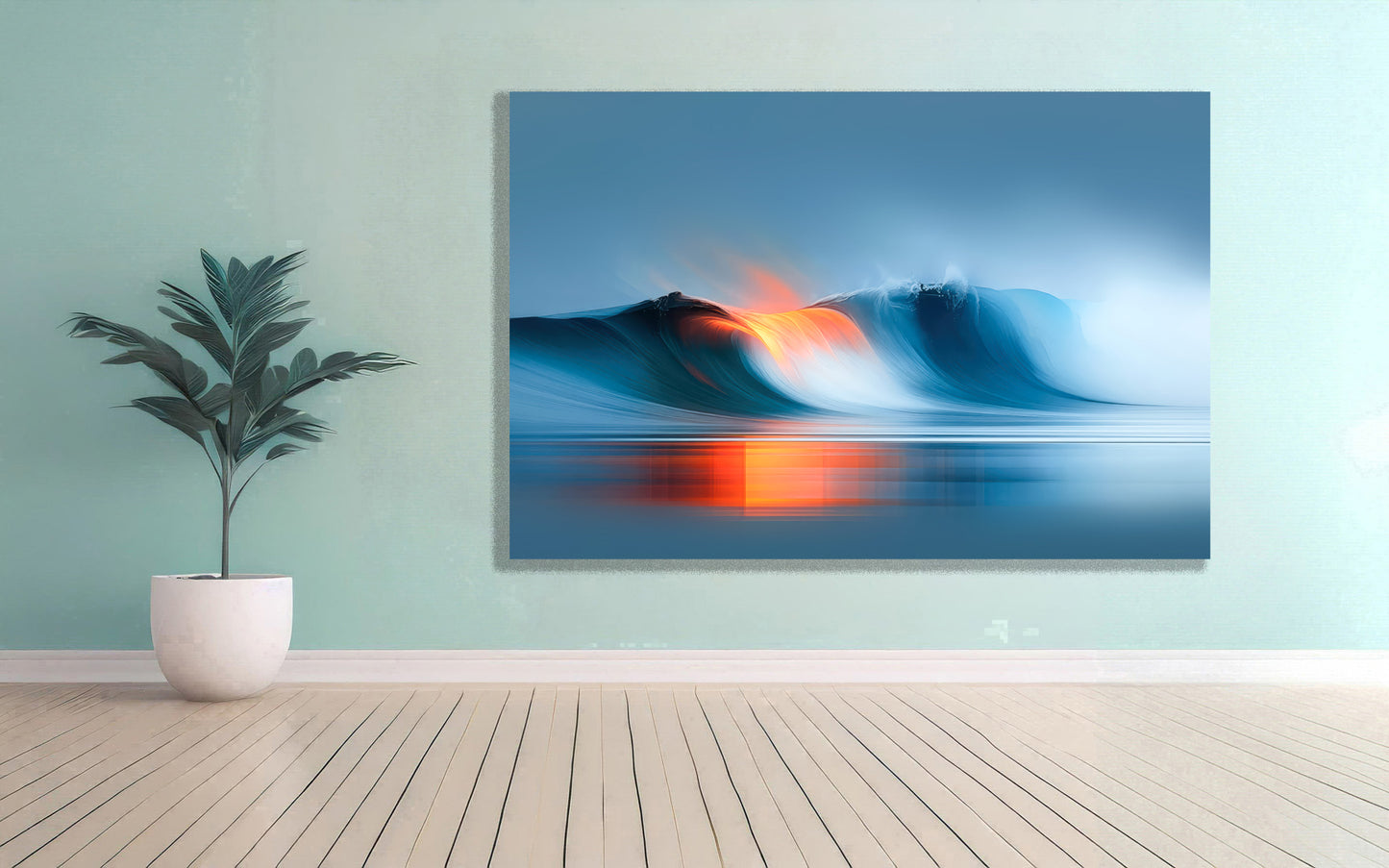 Schwelle im Licht—Wandkunst, Fine Art Print, Leinwand, Acryldruck, Alu-Dibond